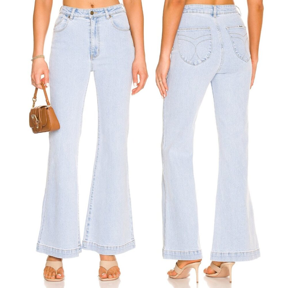 Rolla’s Eastcoast Flare Jeans - Cloud Blue - Size 25